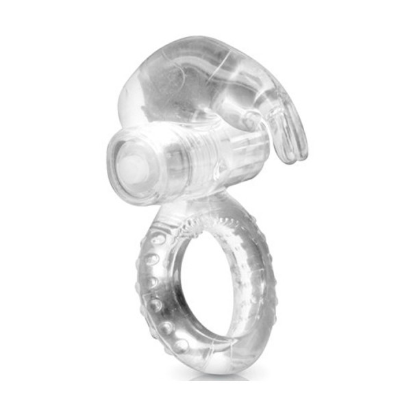 Cockring vibrant avec stimulation du clitoris 